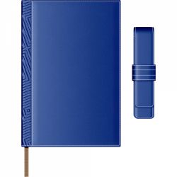 Set Agenda Piele + Pouch Pen Princ Leather Business 885 B5 Blue Lined - 170 pagini 80 g/mp