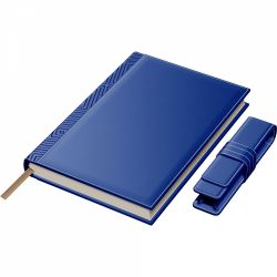 Set Agenda Piele + Pouch Pen Princ Leather Business 885 B5 Blue Lined - 170 pagini 80 g/mp