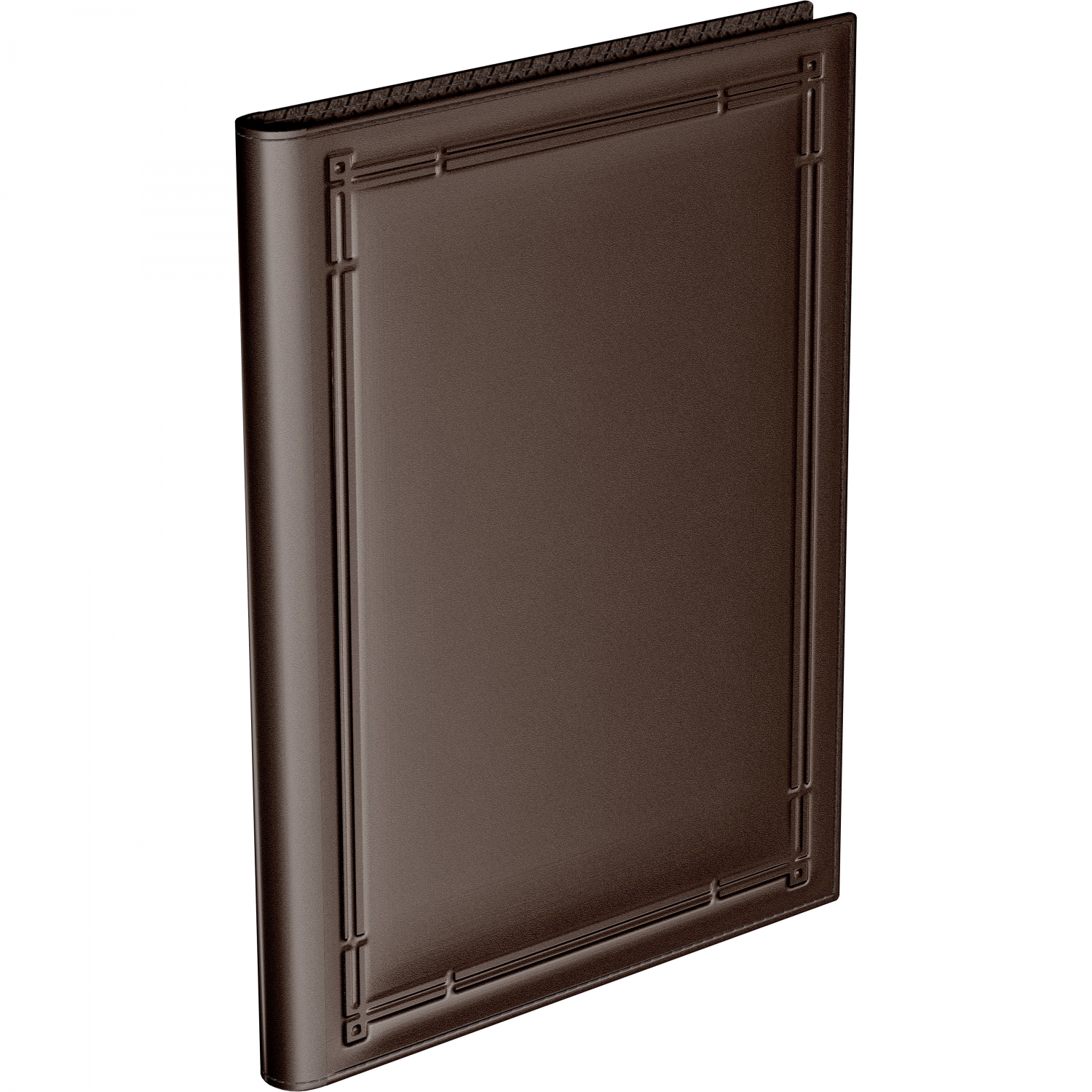 Imagine Produs Mapa Piele cu Blocnotes A4 Princ Leather Luxury 937 Model A Brown - Cream Graph - 90 pagini 80 g mp