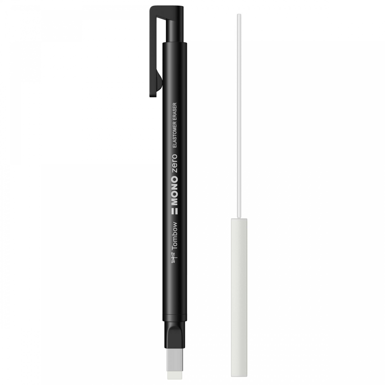 Imagine Produs Radiera Mecanica Click Plastic Rectangle Tip Tombow Mono Zero Black + Rezerva