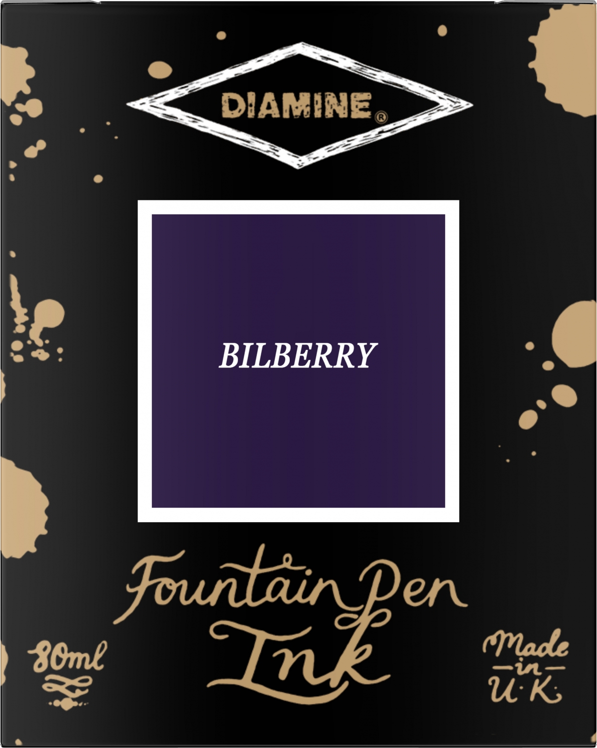 Imagine Produs Calimara Cerneala 80 ml Diamine Standard Bilberry
