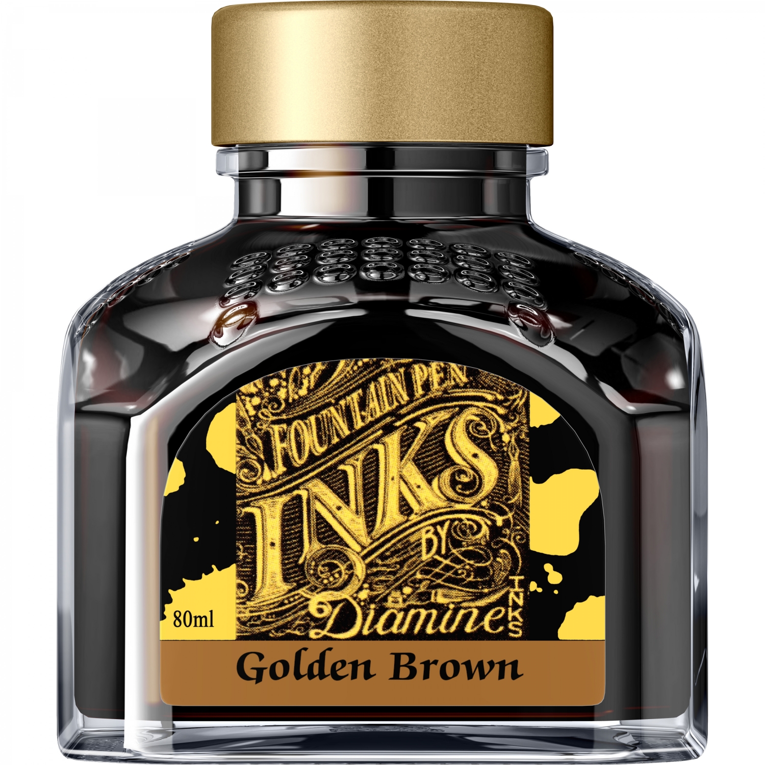 Imagine Produs Calimara Cerneala 80 ml Diamine Standard Golden Brown