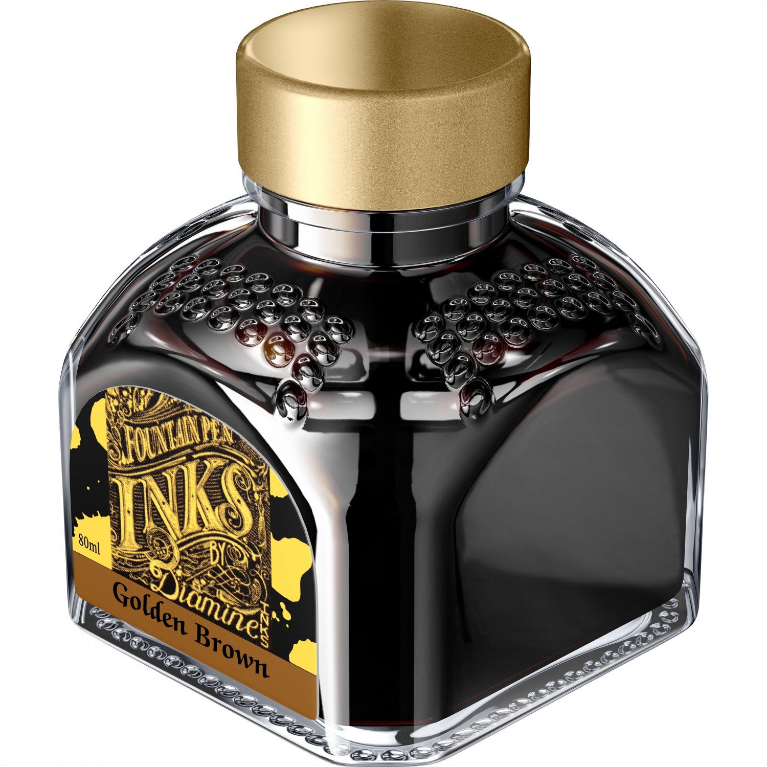 Imagine Produs Calimara Cerneala 80 ml Diamine Standard Golden Brown