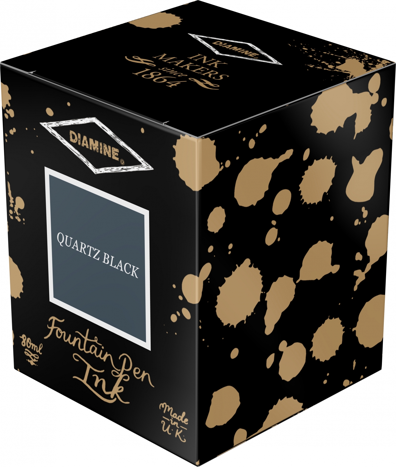 Imagine Produs Calimara Cerneala 80 ml Diamine Standard Quartz Black