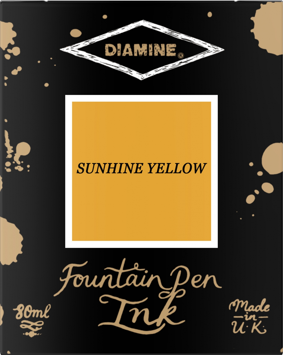 Imagine Produs Calimara Cerneala 80 ml Diamine Standard Sunshine Yellow
