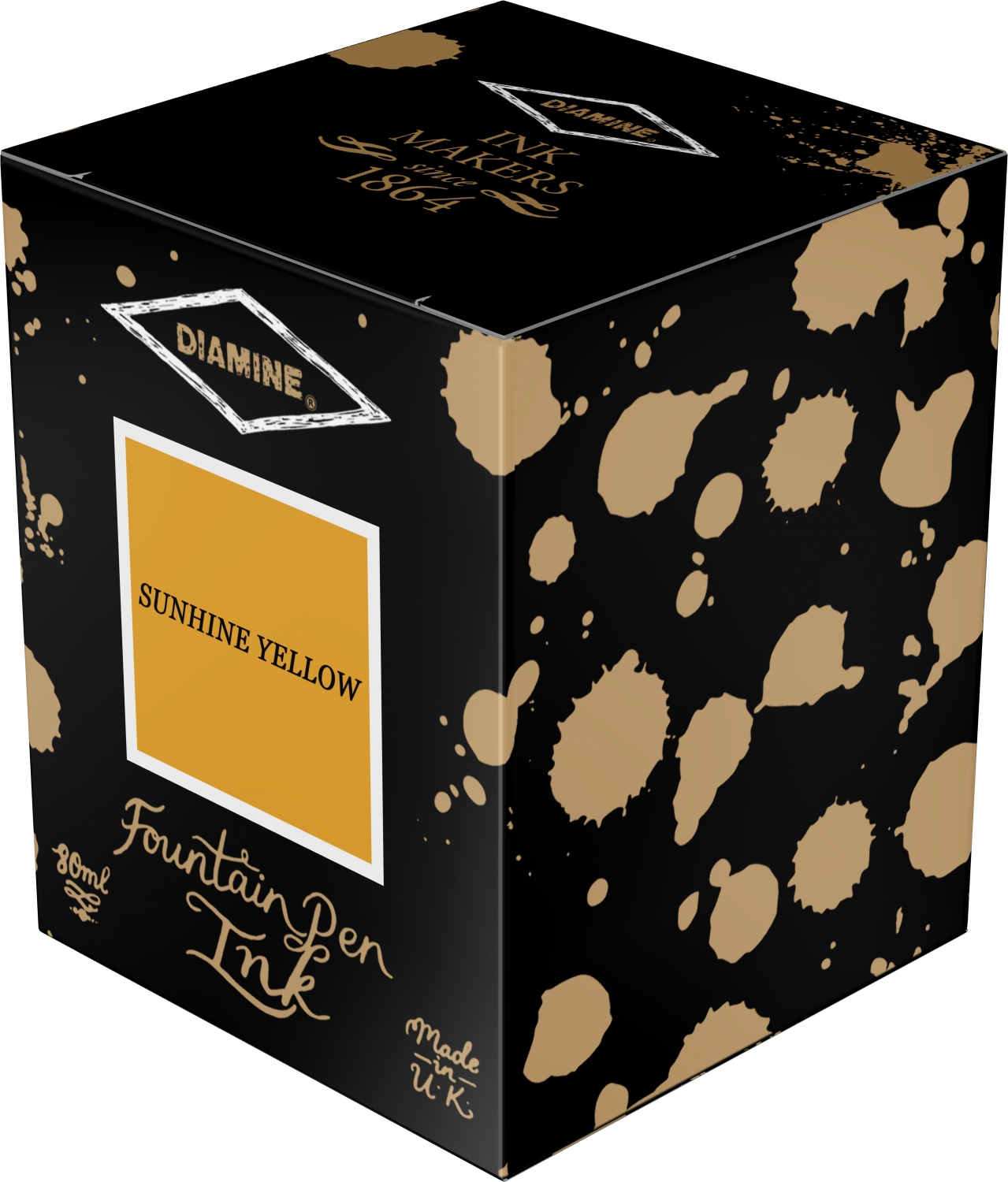 Imagine Produs Calimara Cerneala 80 ml Diamine Standard Sunshine Yellow