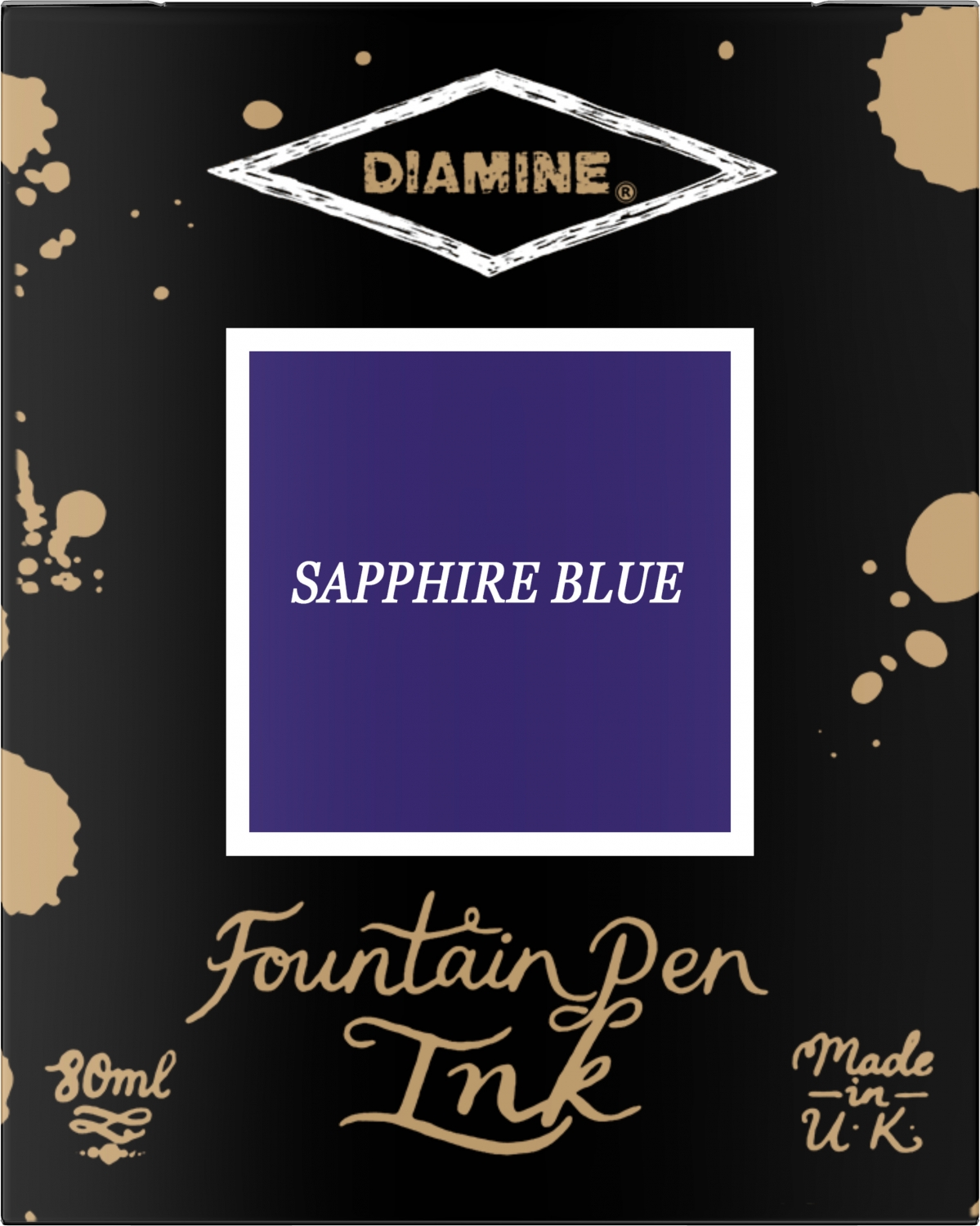 Imagine Produs Calimara Cerneala 80 ml Diamine Standard Sapphire Blue