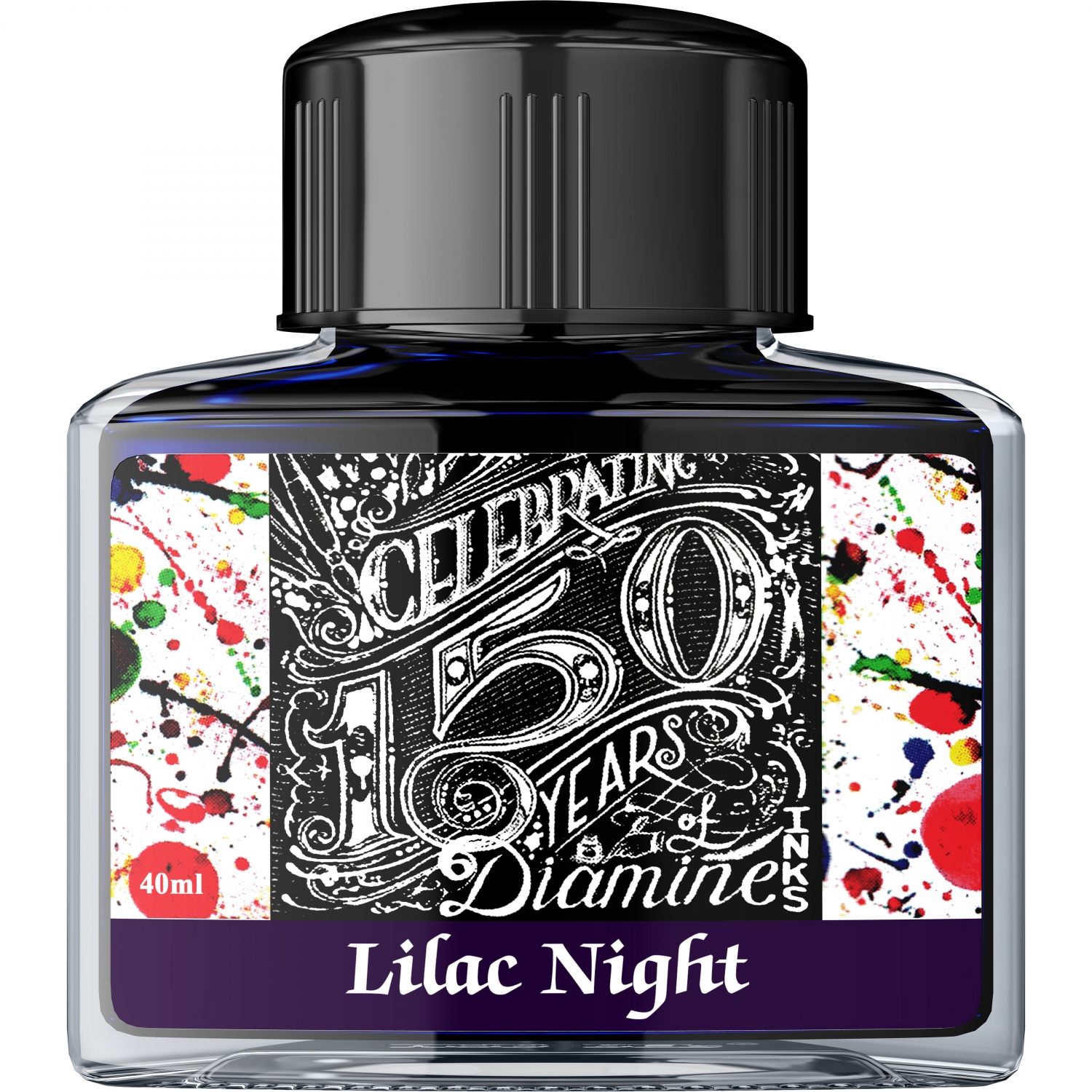 Imagine Produs Calimara Cerneala 40 ml Diamine 150th Anniversary Lilac Night