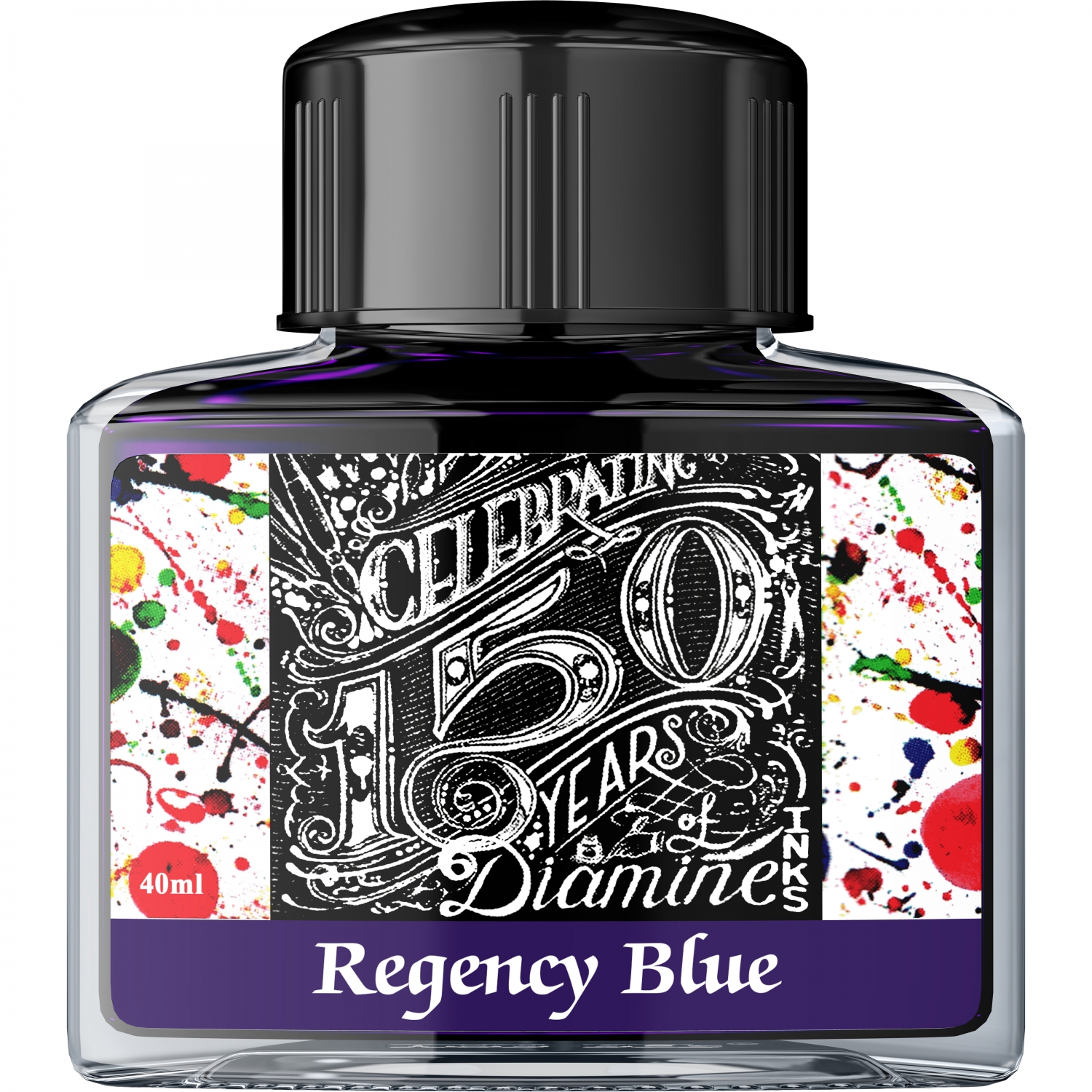Imagine Produs Calimara Cerneala 40 ml Diamine 150th Anniversary Regency Blue
