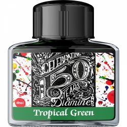 Calimara Cerneala 40 ml Diamine 150th Anniversary Tropical Green