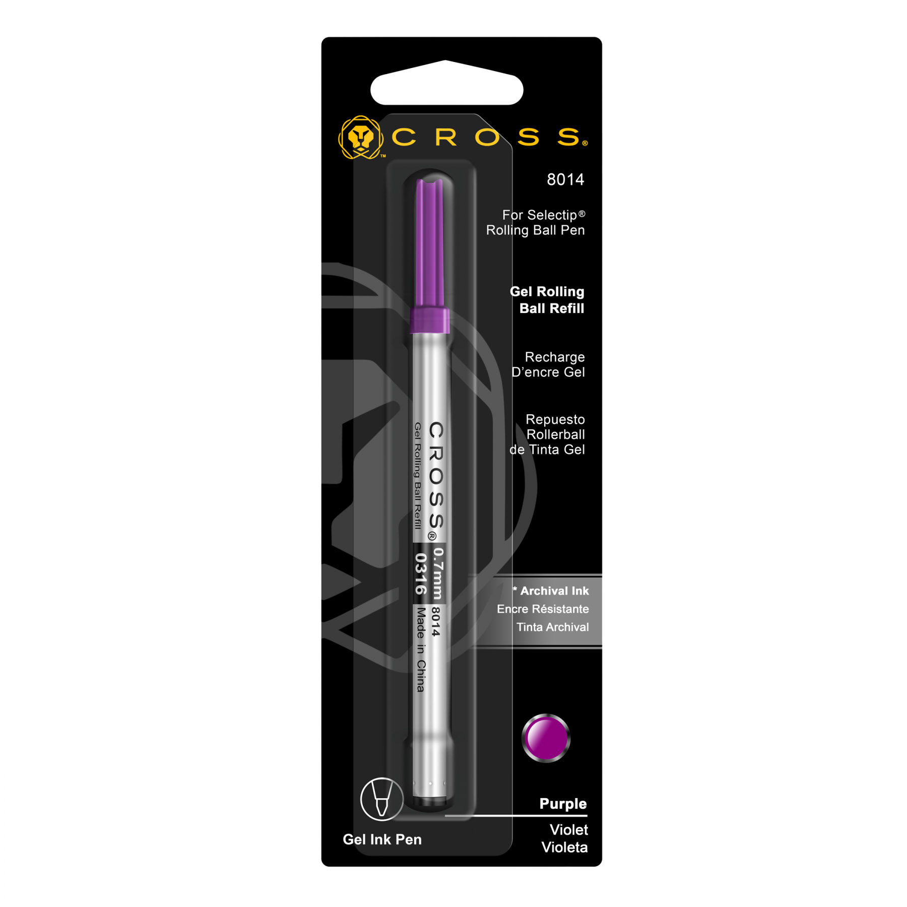 Imagine Produs Mina Roller Cross Giant Gel Purple - Mediu