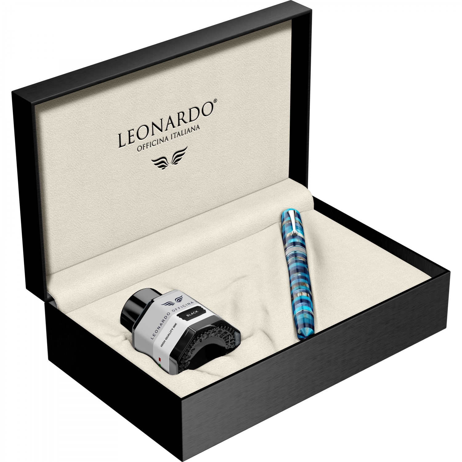 Imagine Produs Stilou Leonardo Momento Zero Grande Mosaico Blue Hawaii PDT