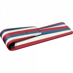 Etui Piele Parker Basic Stripe Sam - 2 piese