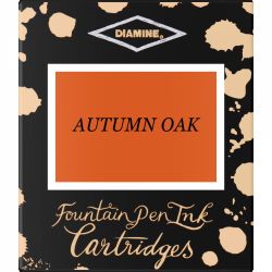Set 6 Cartuse Standard Size International Diamine Standard Autumn Oak