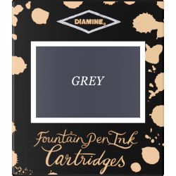 Set 6 Cartuse Standard Size International Diamine Standard Grey