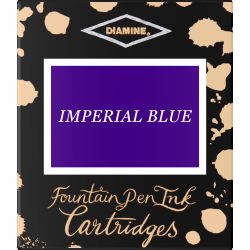 Set 6 Cartuse Standard Size International Diamine Standard Imperial Blue