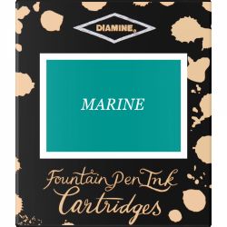 Set 6 Cartuse Standard Size International Diamine Standard Marine