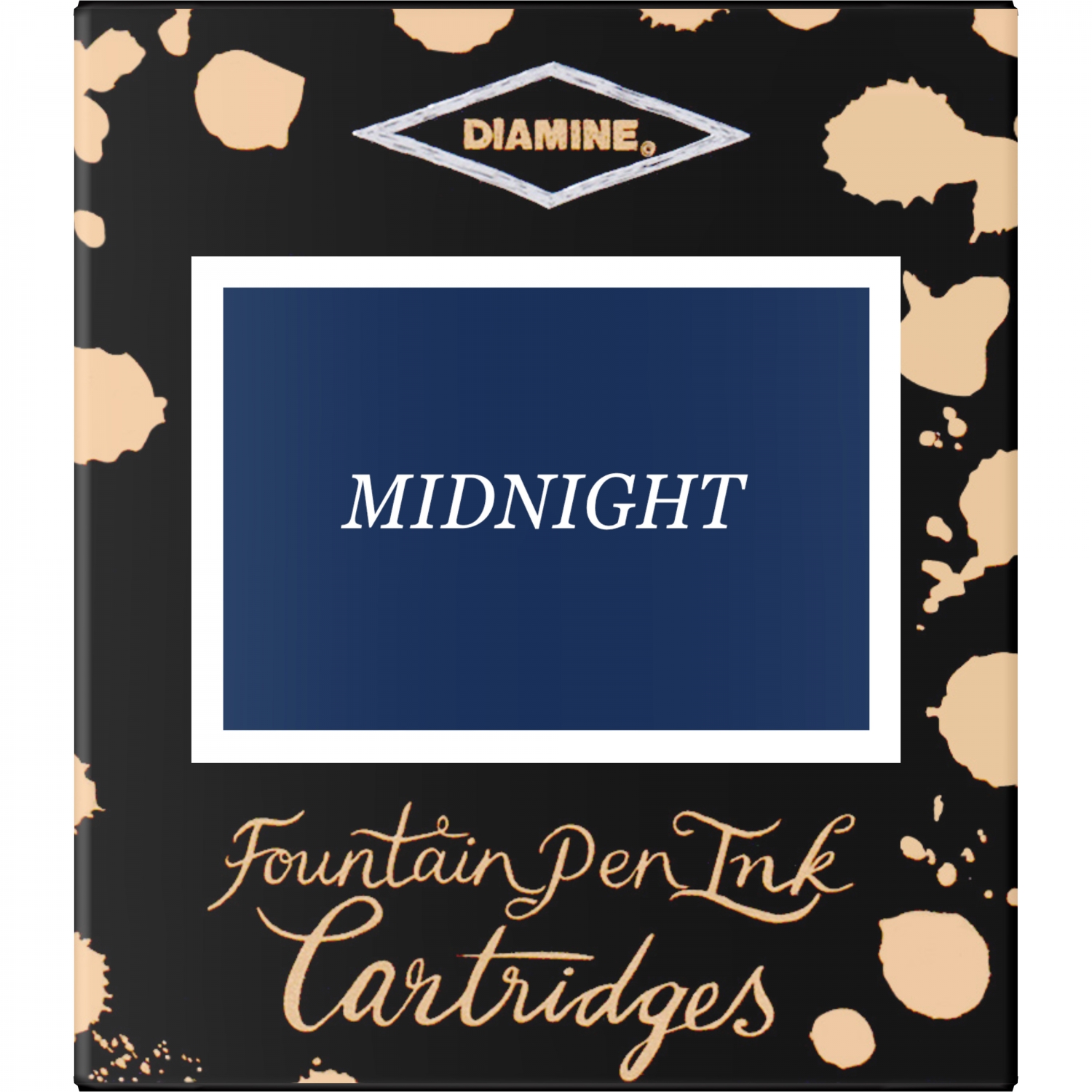 Imagine Produs Set 6 Cartuse Standard Size International Diamine Standard Midnight