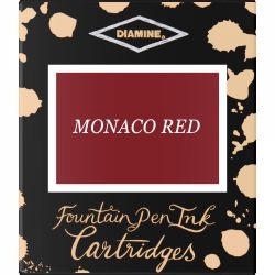 Set 6 Cartuse Standard Size International Diamine Standard Monaco Red