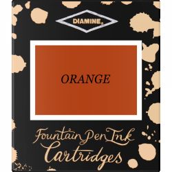 Set 6 Cartuse Standard Size International Diamine Standard Orange
