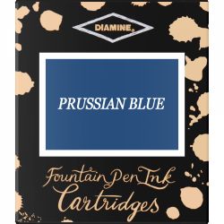 Set 6 Cartuse Standard Size International Diamine Standard Prussian Blue