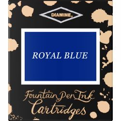 Set 6 Cartuse Standard Size International Diamine Standard Royal Blue