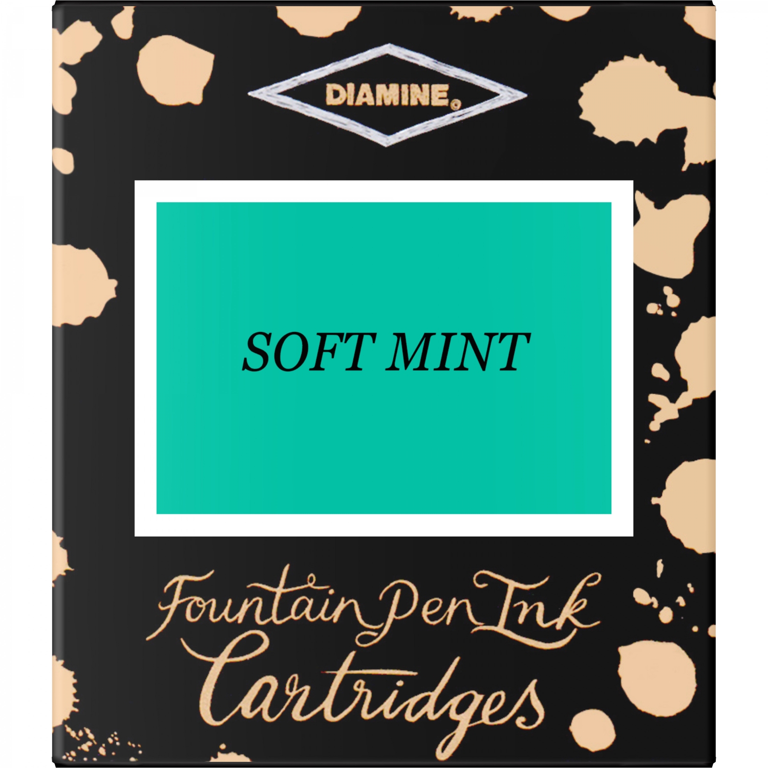 Imagine Produs Set 6 Cartuse Standard Size International Diamine Standard Soft Mint