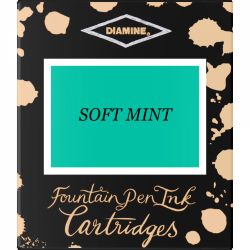 Set 6 Cartuse Standard Size International Diamine Standard Soft Mint