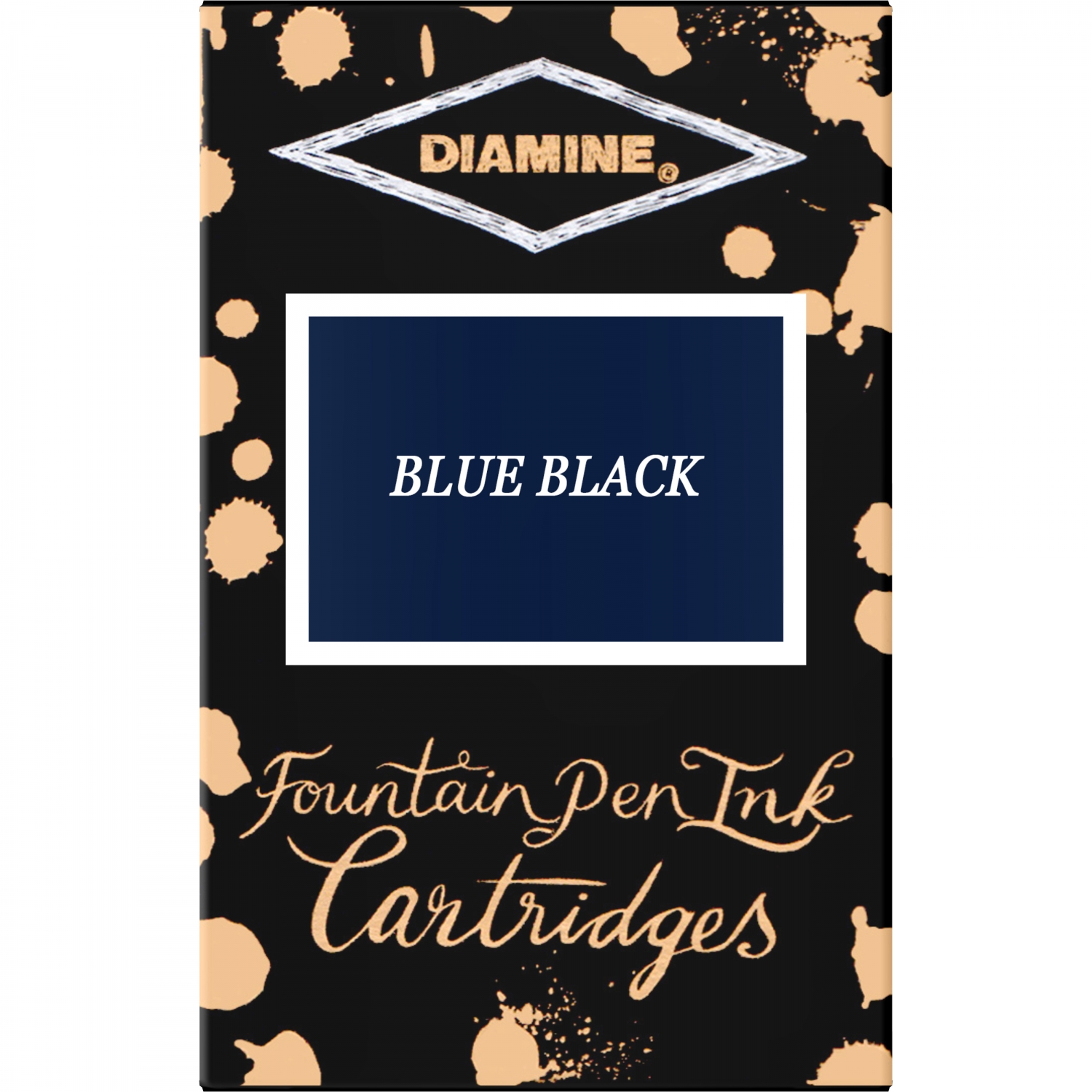 Imagine Produs Set 18 Cartuse Standard Size International Diamine Standard Blue Black