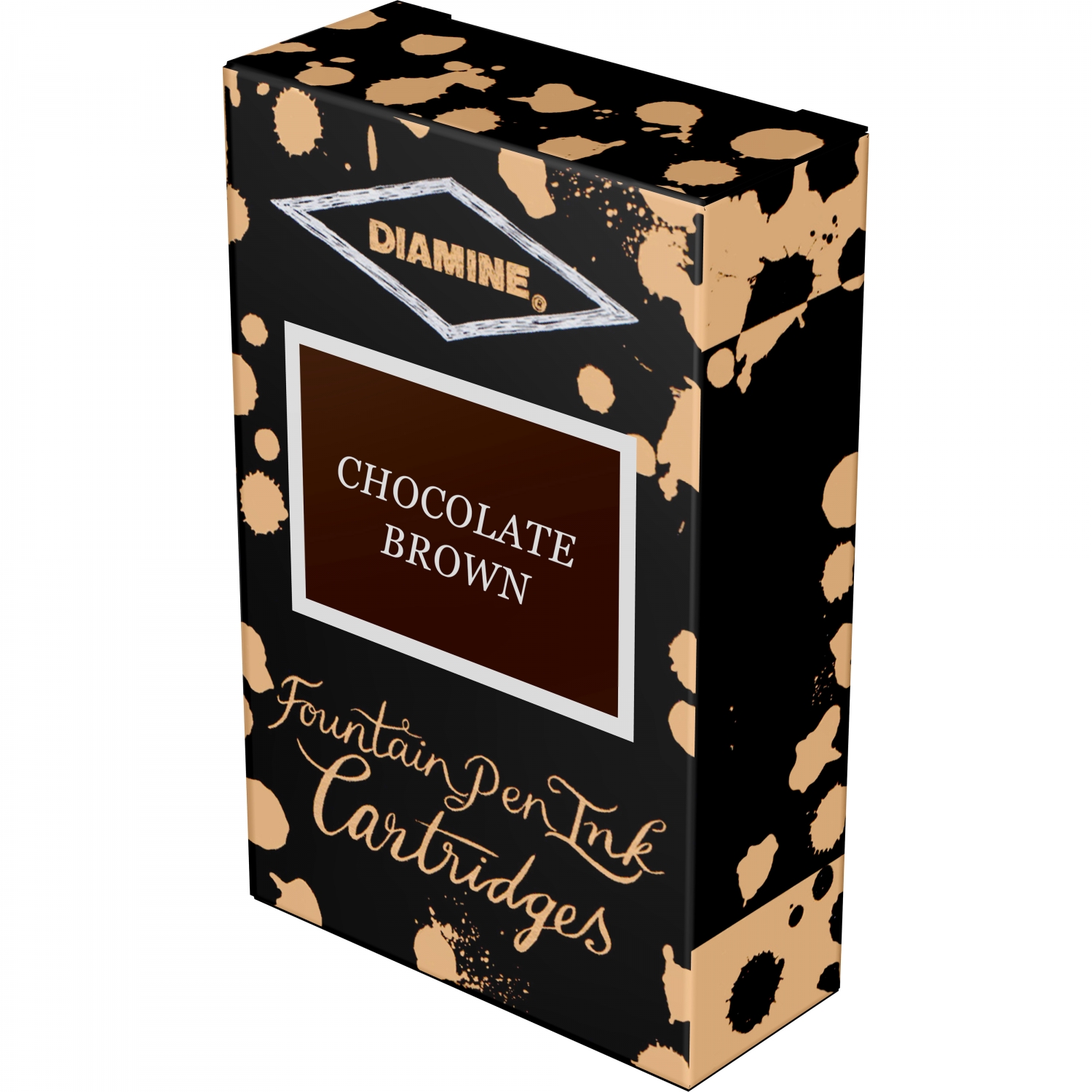 Imagine Produs Set 18 Cartuse Standard Size International Diamine Standard Chocolate Brown