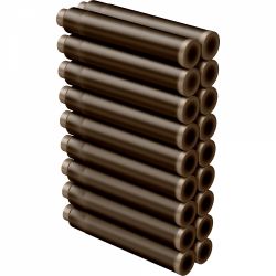 Set 18 Cartuse Standard Size International Diamine Standard Chocolate Brown