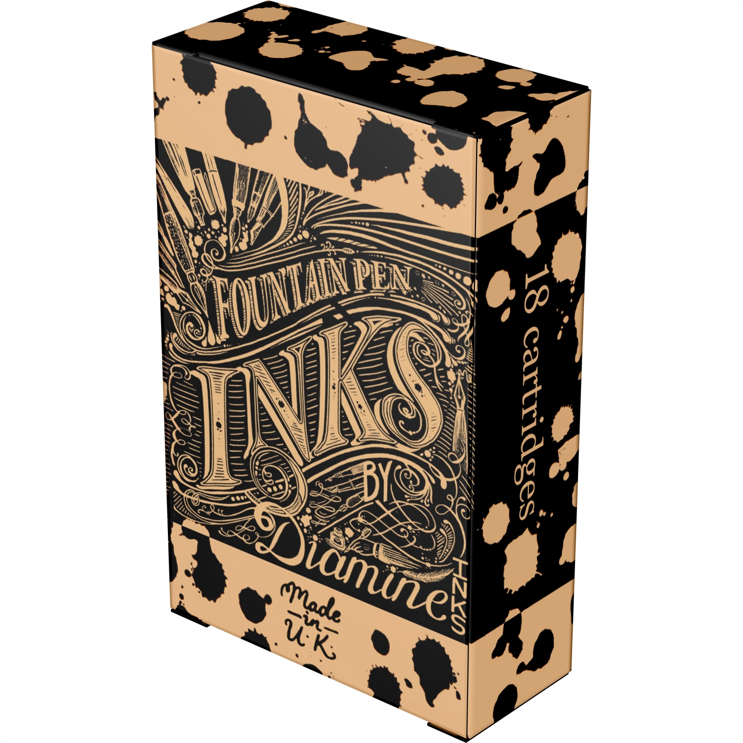 Imagine Produs Set 18 Cartuse Standard Size International Diamine Standard Claret