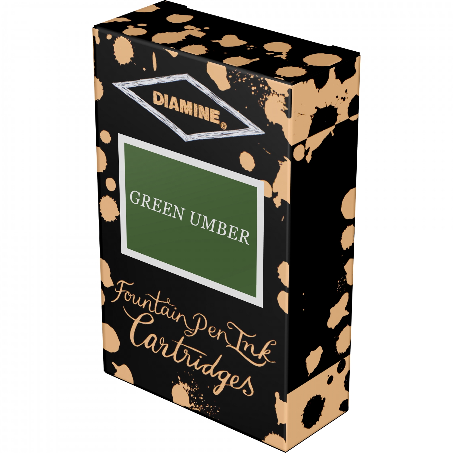 Imagine Produs Set 18 Cartuse Standard Size International Diamine Standard Green Umber