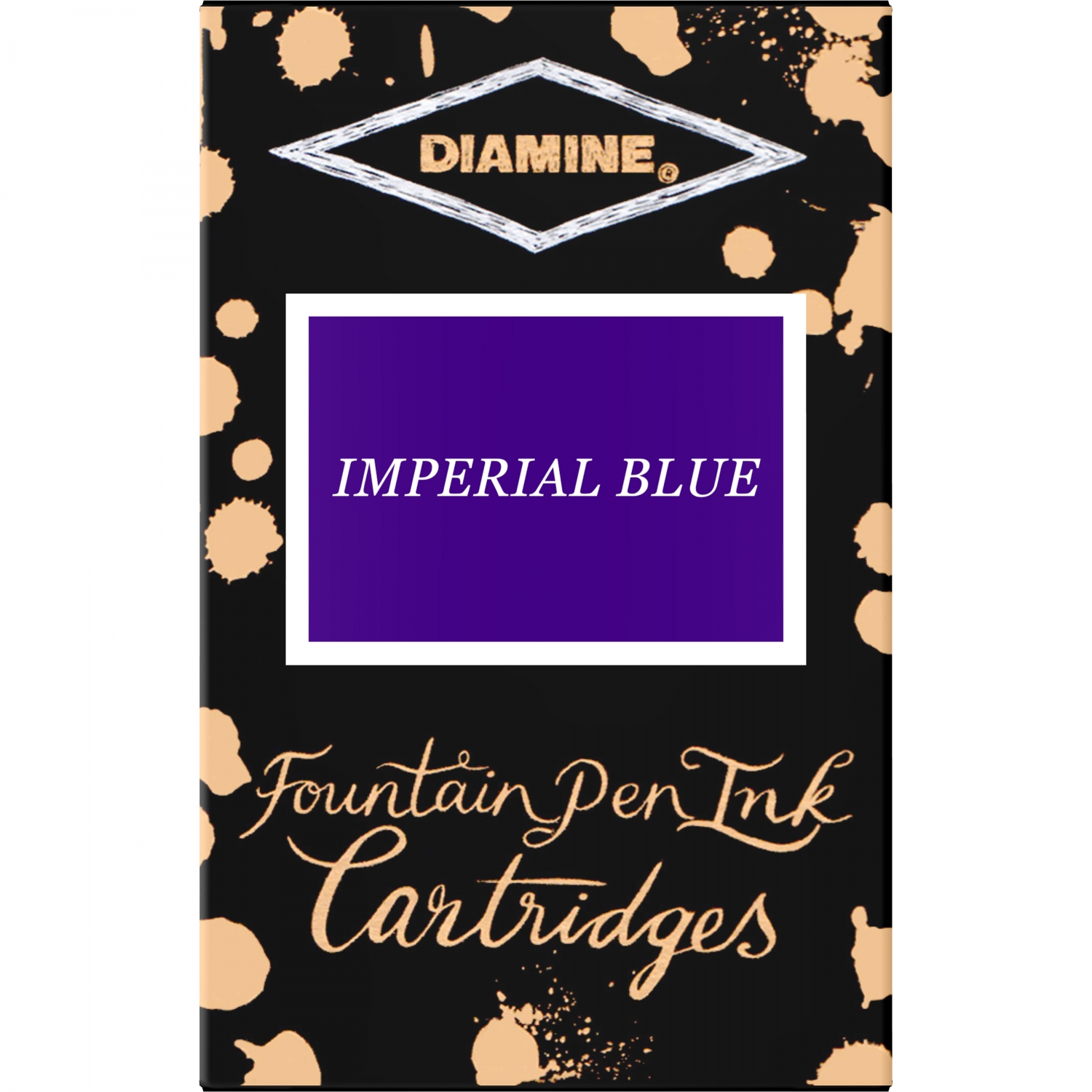 Imagine Produs Set 18 Cartuse Standard Size International Diamine Standard Imperial Blue