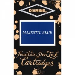 Set 18 Cartuse Standard Size International Diamine Standard Majestic Blue