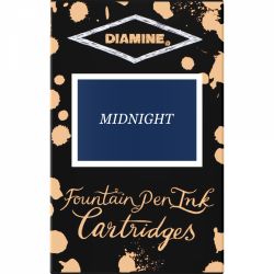 Set 18 Cartuse Standard Size International Diamine Standard Midnight
