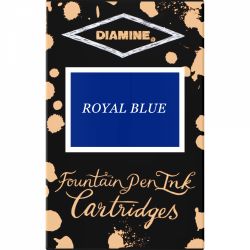 Set 18 Cartuse Standard Size International Diamine Standard Royal Blue