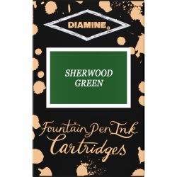 Set 18 Cartuse Standard Size International Diamine Standard Sherwood Green