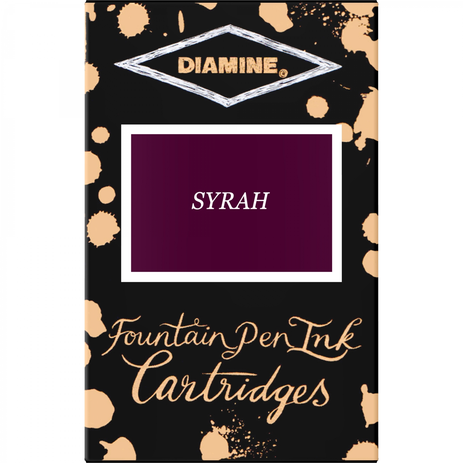 Imagine Produs Set 18 Cartuse Standard Size International Diamine Standard Syrah