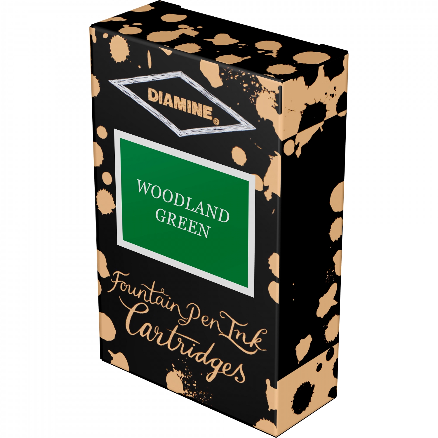Imagine Produs Set 18 Cartuse Standard Size International Diamine Standard Woodland Green