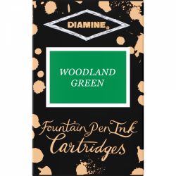 Set 18 Cartuse Standard Size International Diamine Standard Woodland Green