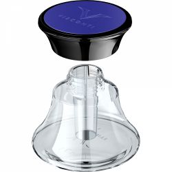 Calimara 50 ml Visconti Glass Inkwell Blue