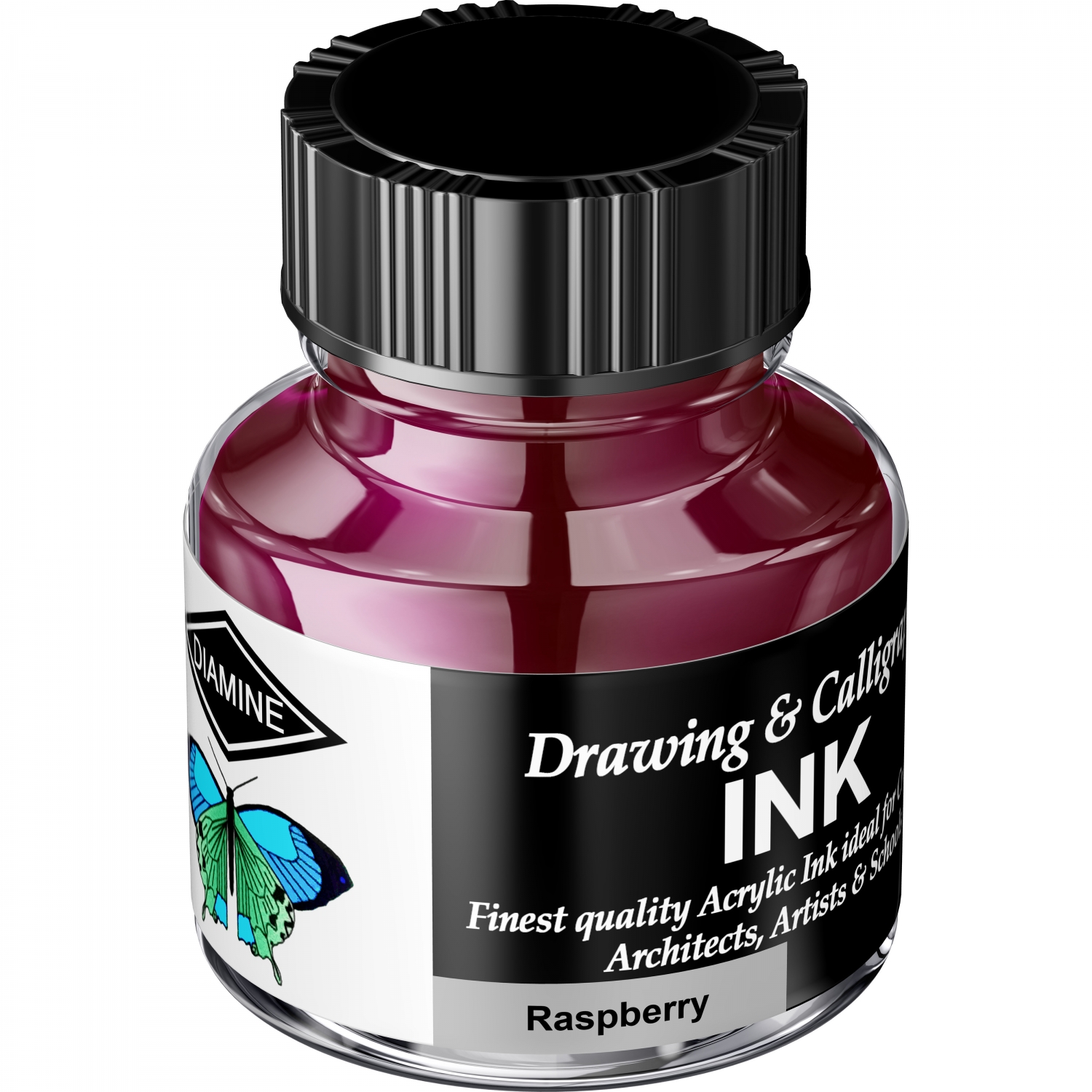 Imagine Produs Calimara Cerneala 30 ml Diamine Calligraphy Raspberry