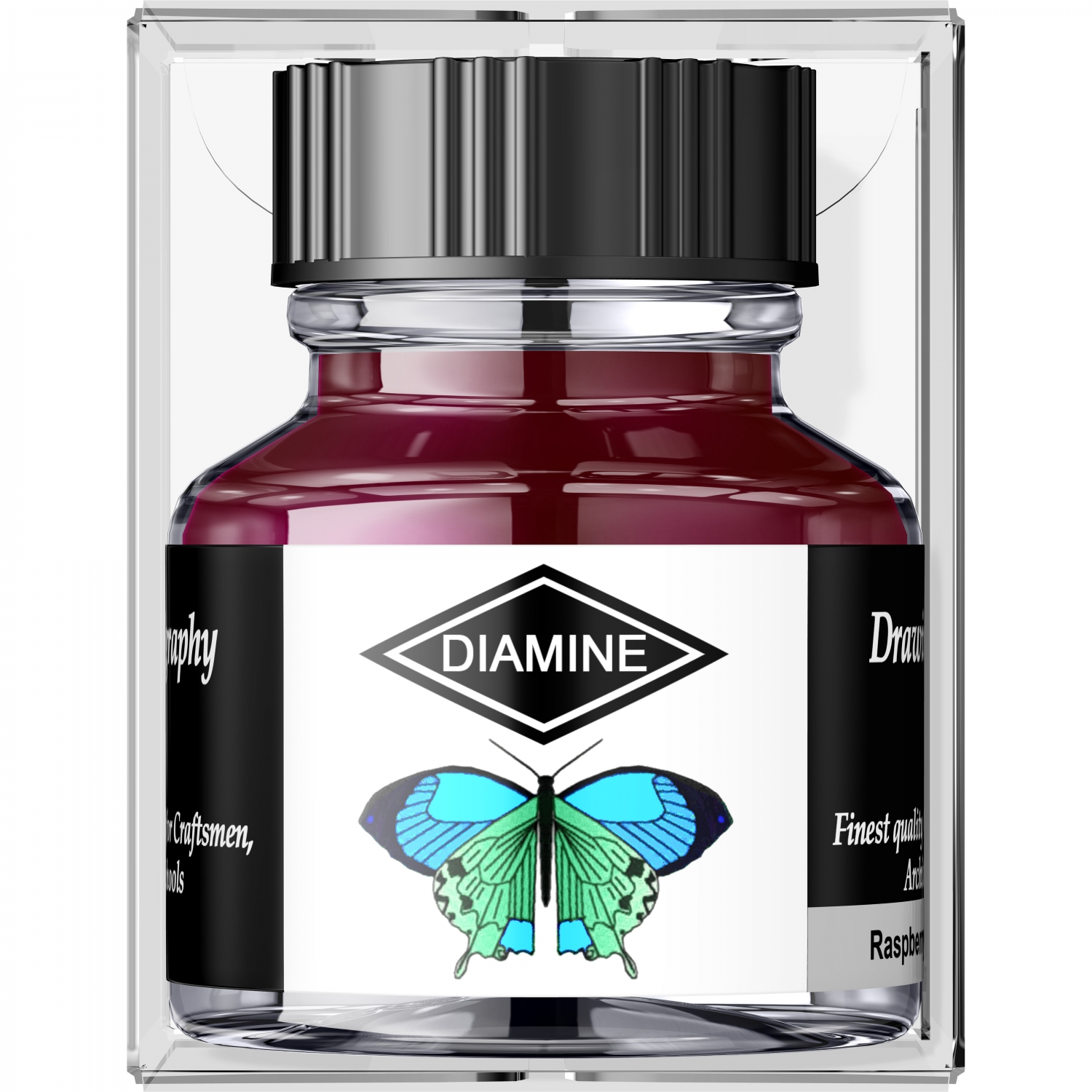 Imagine Produs Calimara Cerneala 30 ml Diamine Calligraphy Raspberry