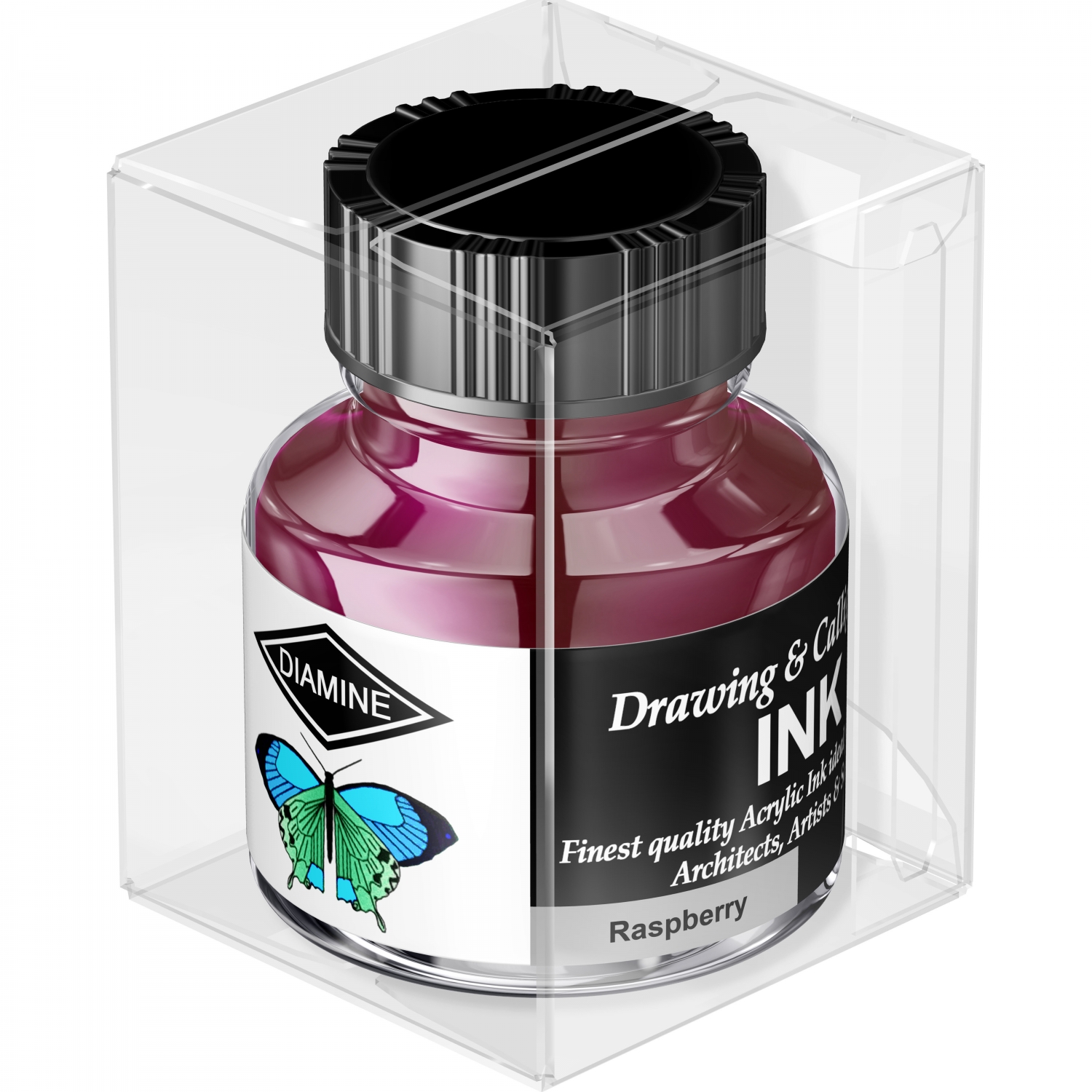Imagine Produs Calimara Cerneala 30 ml Diamine Calligraphy Raspberry