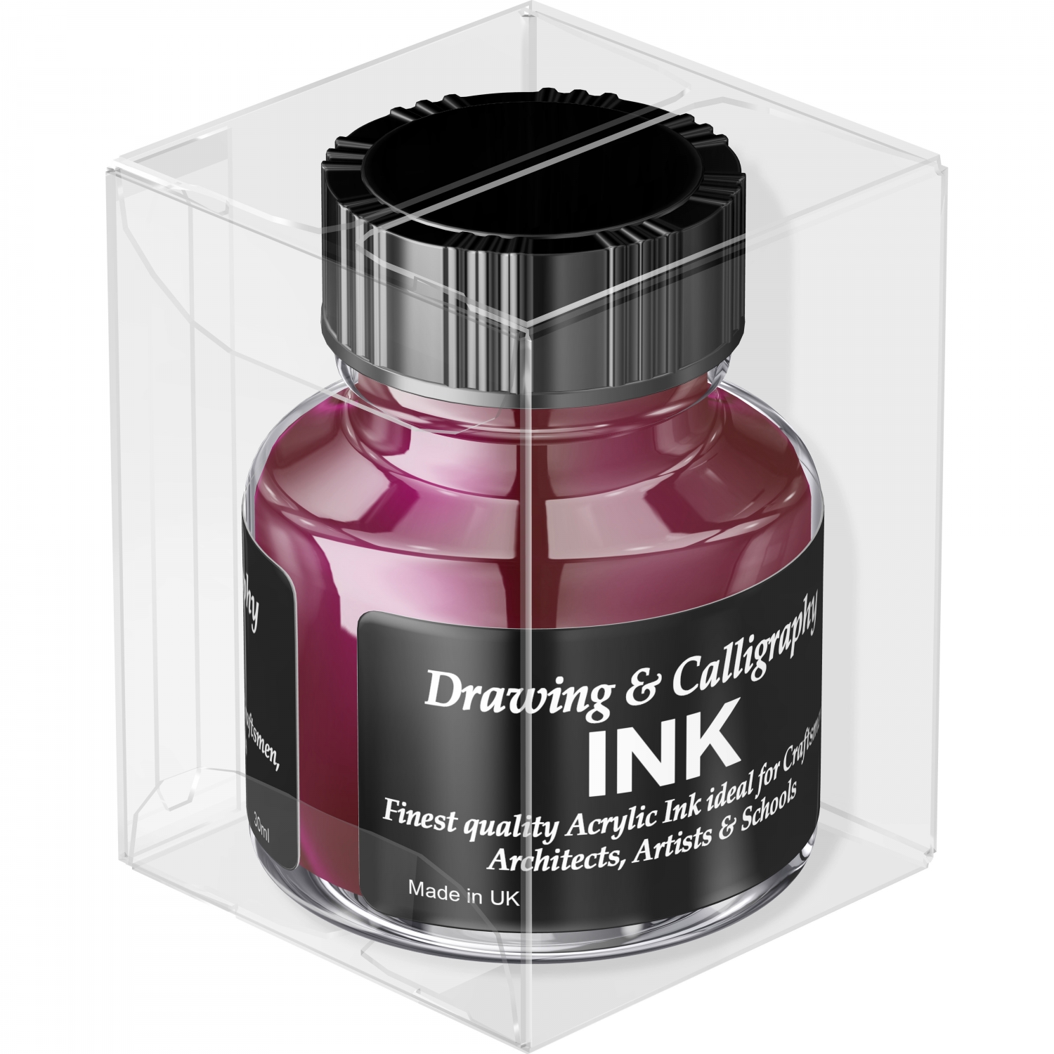 Imagine Produs Calimara Cerneala 30 ml Diamine Calligraphy Raspberry