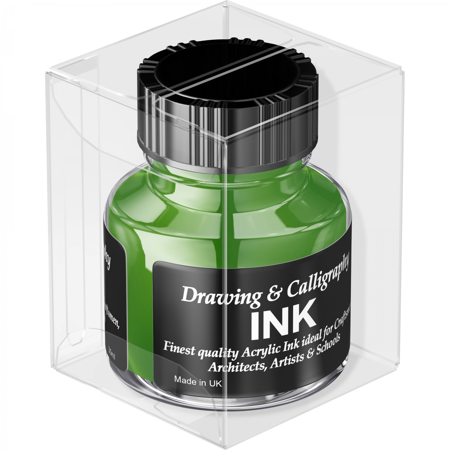 Imagine Produs Calimara Cerneala 30 ml Diamine Calligraphy Lime