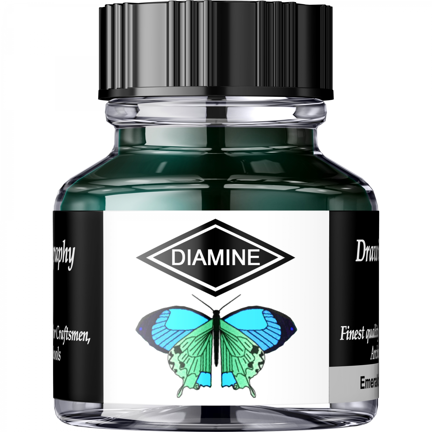 Imagine Produs Calimara Cerneala 30 ml Diamine Calligraphy Emerald