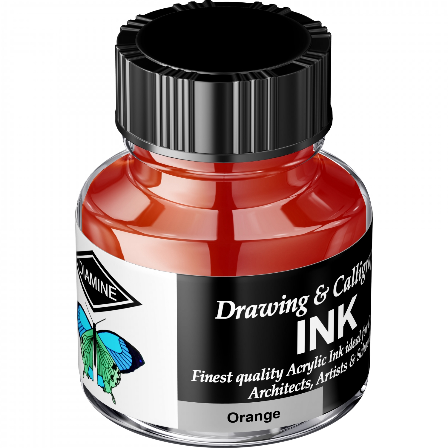 Imagine Produs Calimara Cerneala 30 ml Diamine Calligraphy Orange