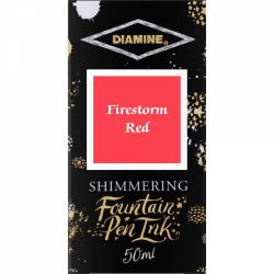 Calimara 50 ml Diamine Shimmering Firestorm Red